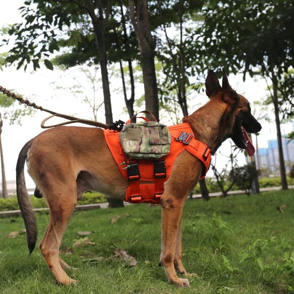 ICEFANG GN3 Tactical Dog Harness with 6X Buckle,Dog Molle Vest with Handle - Picture 4 of 5